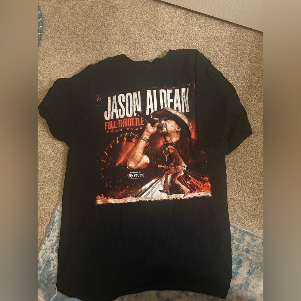 Jason Aldean Full Throttle Tour Black Unisex Graphic Tee